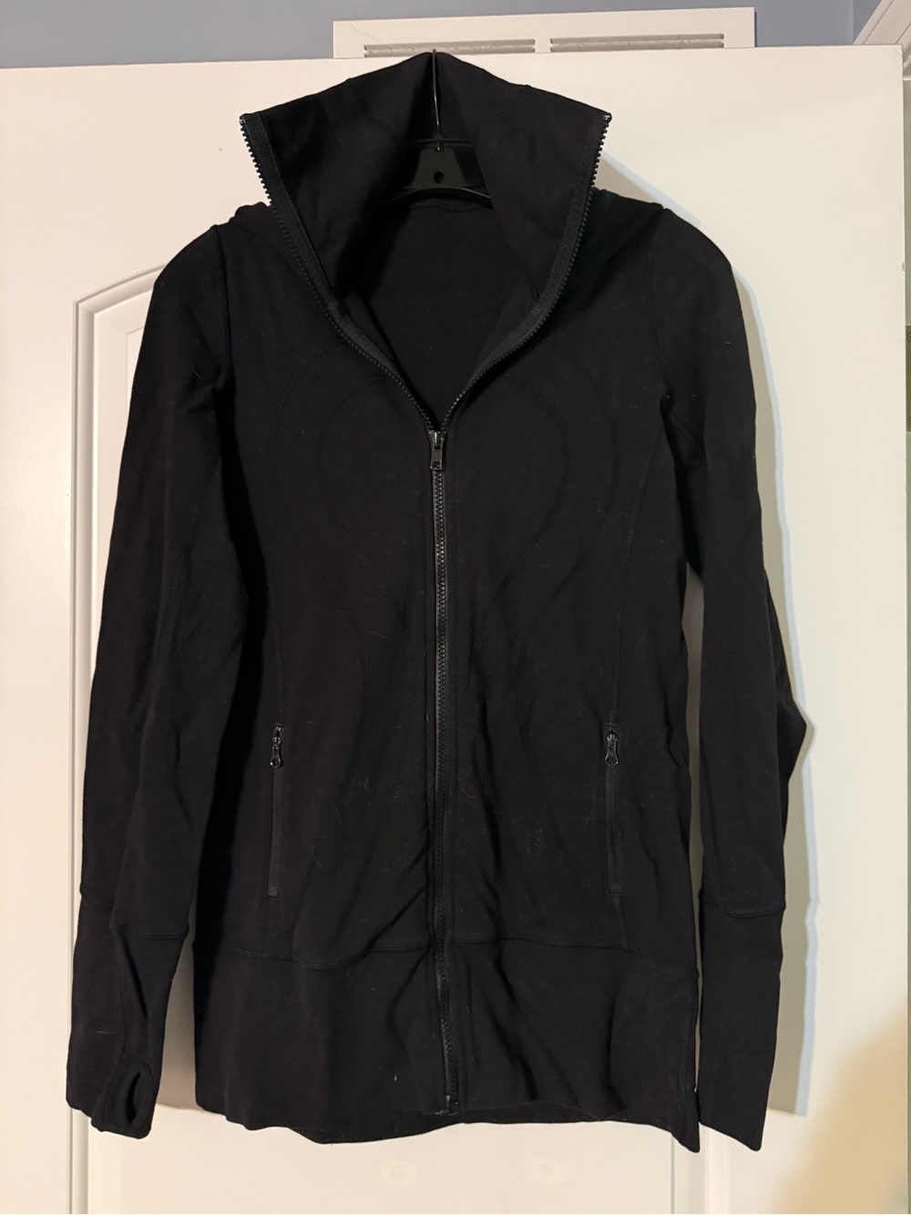 lululemon athletica Black Full-Zip High Collar Jacket